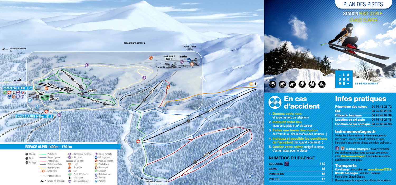 Font d’Urle Station de Ski Alpes du Nord Météo Webcam Esf